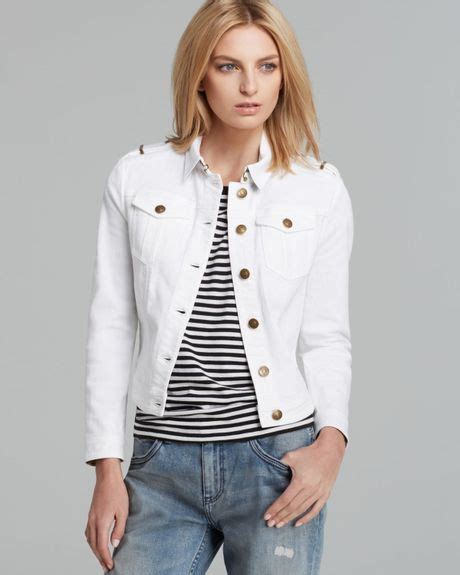 burberry white jean jacket|burberry jean jacket price.